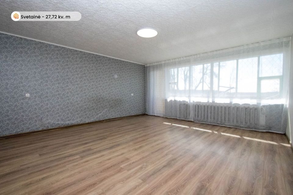 Parduodamas tvarkingas ir erdvus 2 kambarių butas Radvili&scaron;kio r., Kuti&scaron;kių k., Pu&scaron;ų g. 55