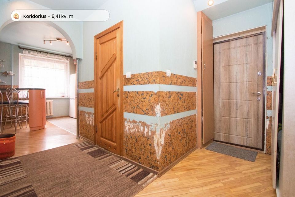 Parduodamas tvarkingas 2 kambarių butas Šiauliuose, Gardino g. 9
