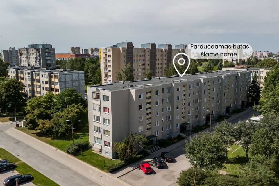 Parduodamas tvarkingas 2 kambarių butas &Scaron;iauliuose, Krymo g. 14