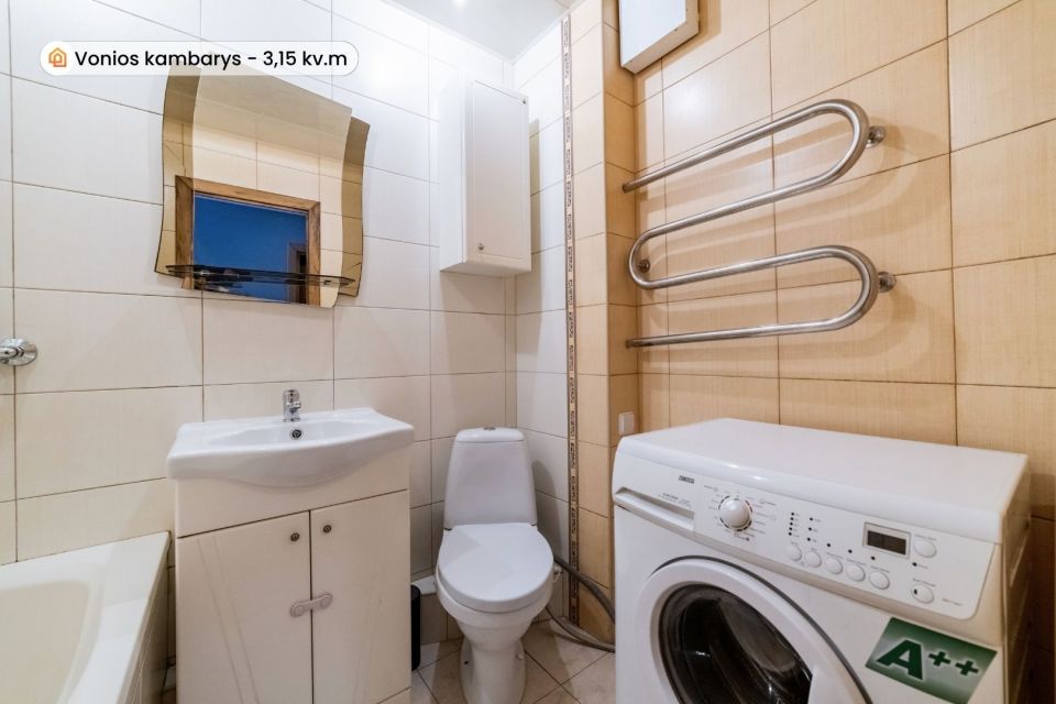 Parduodamas tvarkingas 2 kambarių butas &Scaron;iauliuose, Krymo g. 14