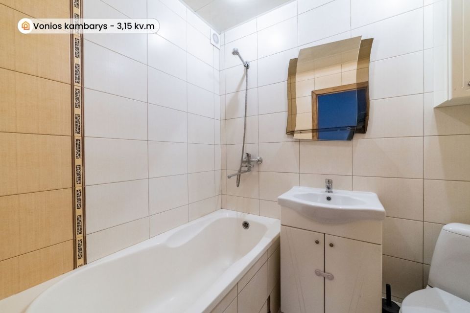 Parduodamas tvarkingas 2 kambarių butas &Scaron;iauliuose, Krymo g. 14