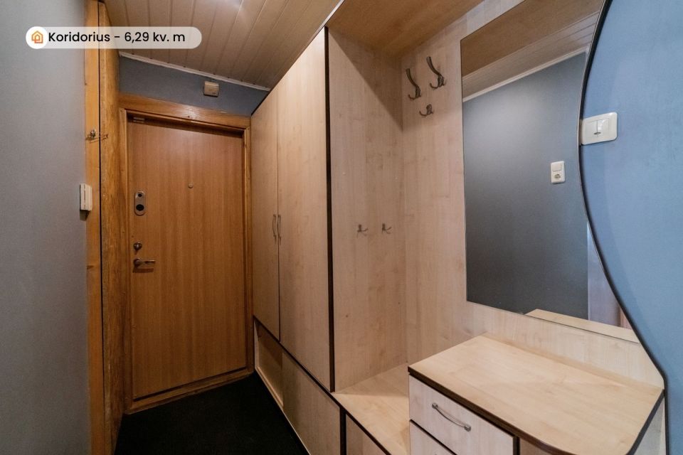 Parduodamas tvarkingas 2 kambarių butas &Scaron;iauliuose, Krymo g. 14