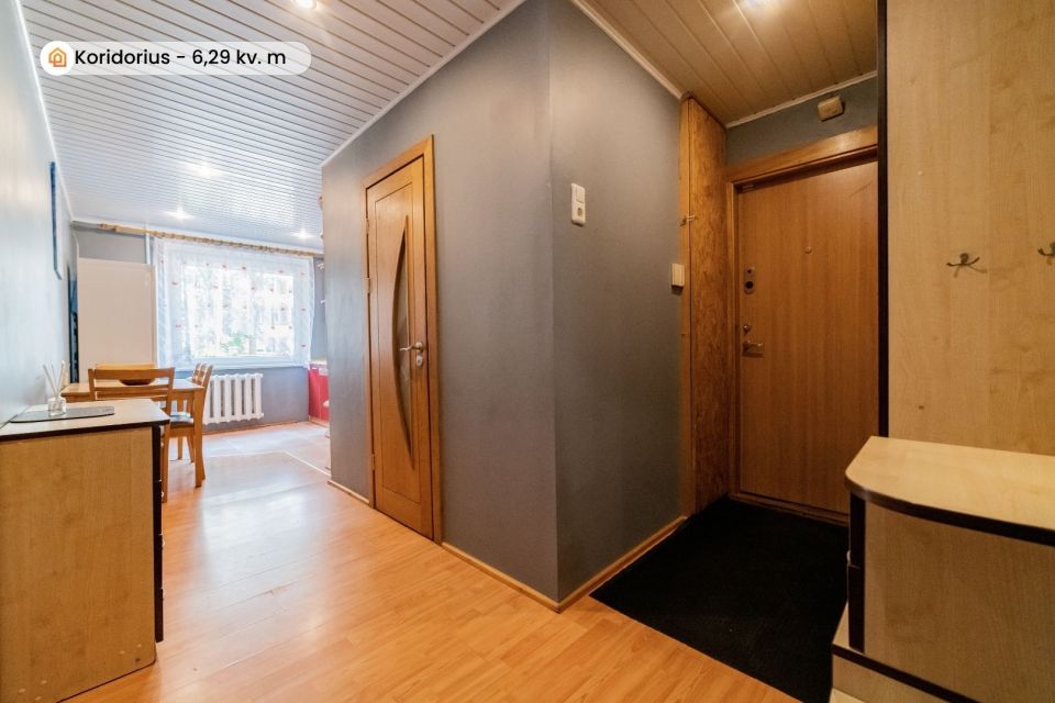 Parduodamas tvarkingas 2 kambarių butas &Scaron;iauliuose, Krymo g. 14