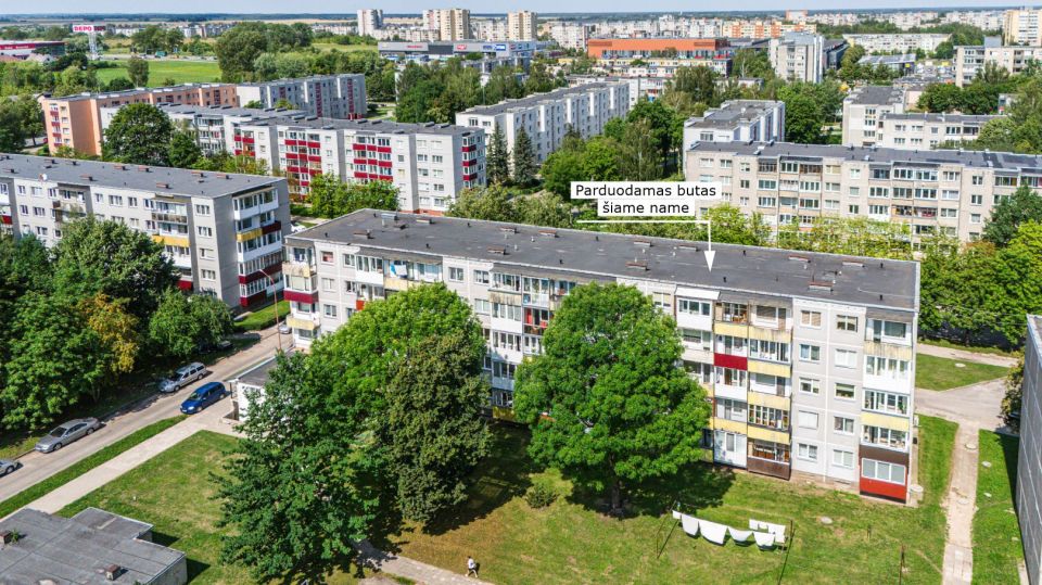 Parduodamas tvarkingas 2 kambarių butas Šiauliuose, Lieporių g. 19