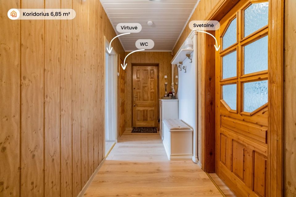 Parduodamas tvarkingas 2 kambarių butas Vilniaus g. 28, &Scaron;iauliuose, netoli Salduvės parko!