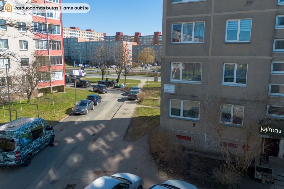 Parduodamas tvarkingas 46,78 m&sup2; ploto, 2 kambarių butas pietinėje Klaipėdos miesto dalyje, &Scaron;iaulių g.-3A