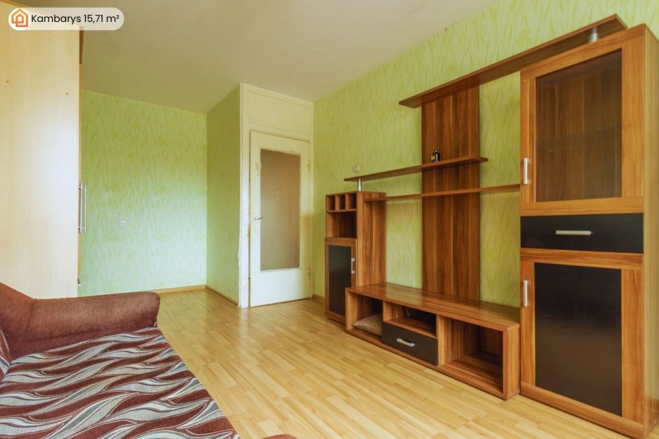 Parduodamas tvarkingas 46,78 m&sup2; ploto, 2 kambarių butas pietinėje Klaipėdos miesto dalyje, &Scaron;iaulių g.-3A