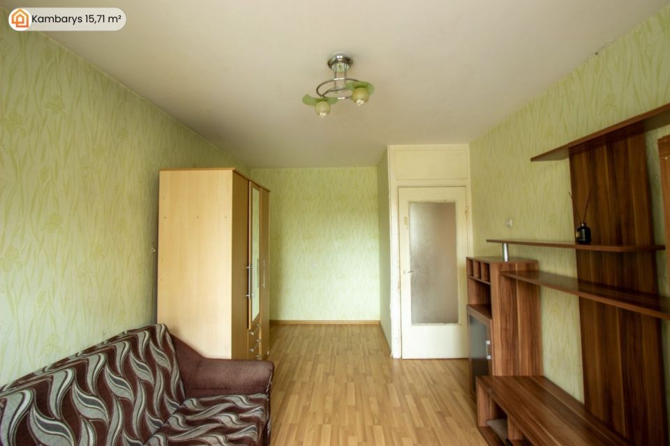 Parduodamas tvarkingas 46,78 m&sup2; ploto, 2 kambarių butas pietinėje Klaipėdos miesto dalyje, &Scaron;iaulių g.-3A