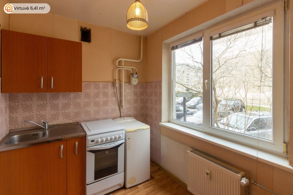 Parduodamas tvarkingas 46,78 m&sup2; ploto, 2 kambarių butas pietinėje Klaipėdos miesto dalyje, &Scaron;iaulių g.-3A