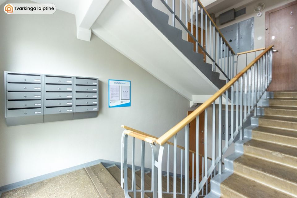 Parduodamas tvarkingas 46,78 m&sup2; ploto, 2 kambarių butas pietinėje Klaipėdos miesto dalyje, &Scaron;iaulių g.-3A