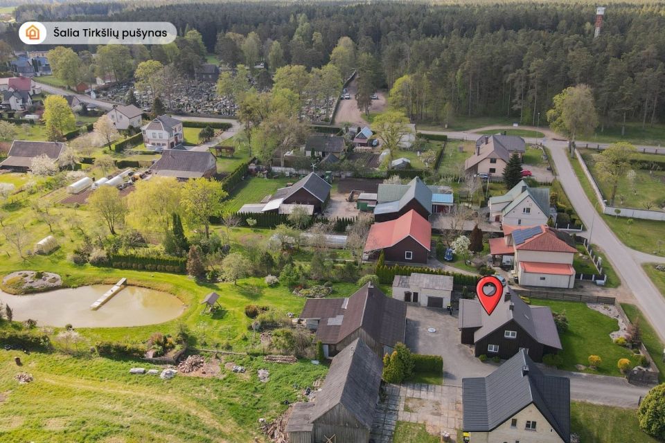 Parduodamas tvarkingas ir prižiūrėtas gyvenamasis namas Tirk&scaron;lių miestelyje, Klevų g., Mažeikių r.