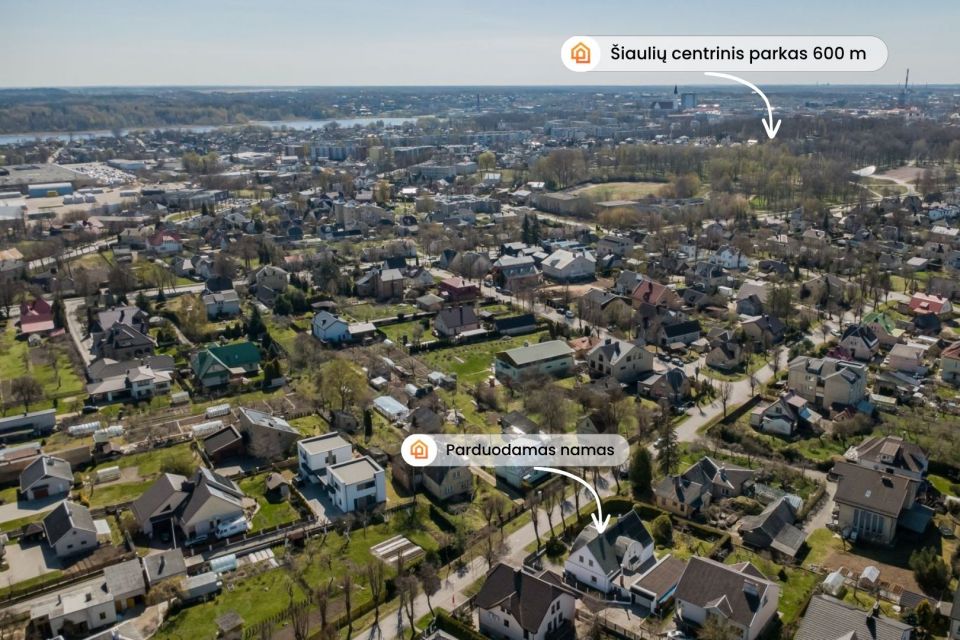 Parduodamas tvarkingas namas &Scaron;iauliuose, Žemkalnio g. 11