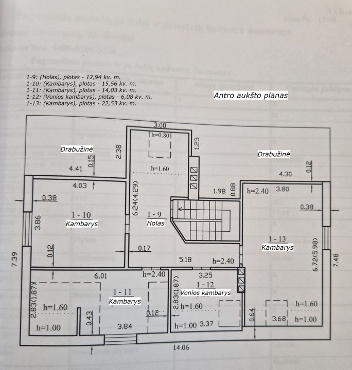 Parduodamas tvarkingas, pilnai įrengtas mūrinis namas Ukmergės g. 93, Šiauliai.