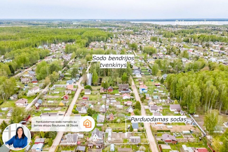 Parduodamas tvarkingas sodo namelis su žemės sklypu &Scaron;iauliuose, SB "Žibutė", Žibutės sodų 1-oji g. 29