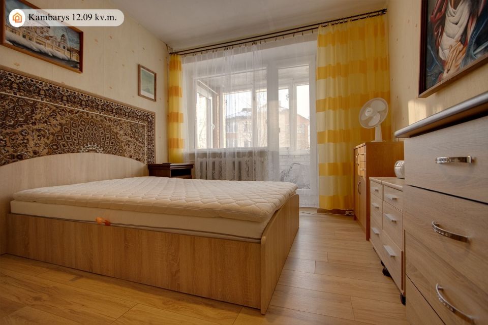 Parduodamas tvarkingas, &scaron;viesus ir labai &scaron;iltas 3 kambarių butas Maironio g. 34, Baisogaloje, Radvili&scaron;kio r.