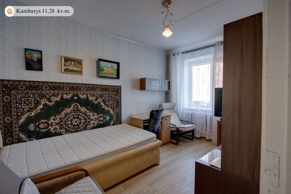 Parduodamas tvarkingas, &scaron;viesus ir labai &scaron;iltas 3 kambarių butas Maironio g. 34, Baisogaloje, Radvili&scaron;kio r.