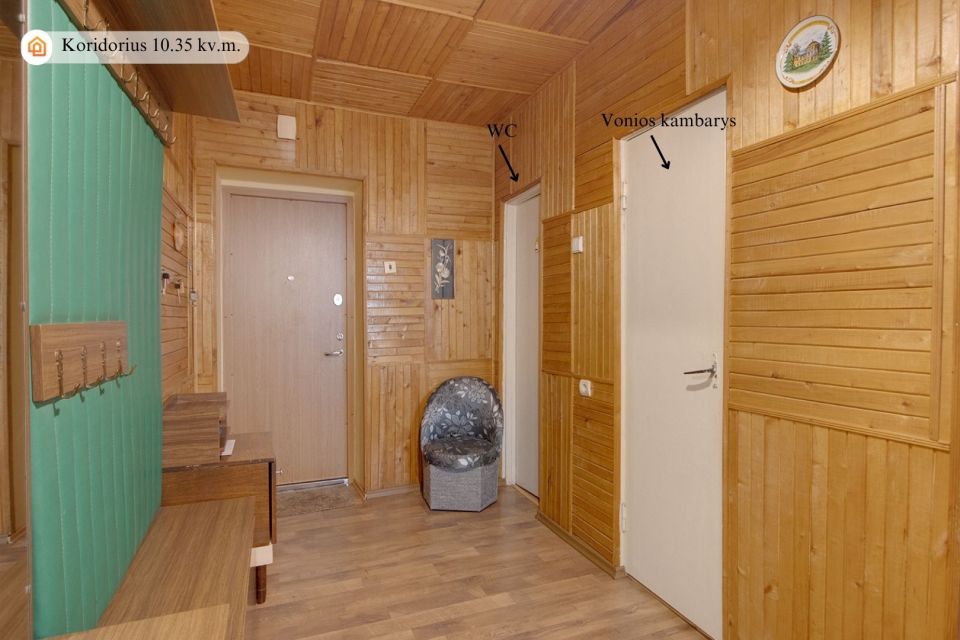 Parduodamas tvarkingas, &scaron;viesus ir labai &scaron;iltas 3 kambarių butas Maironio g. 34, Baisogaloje, Radvili&scaron;kio r.