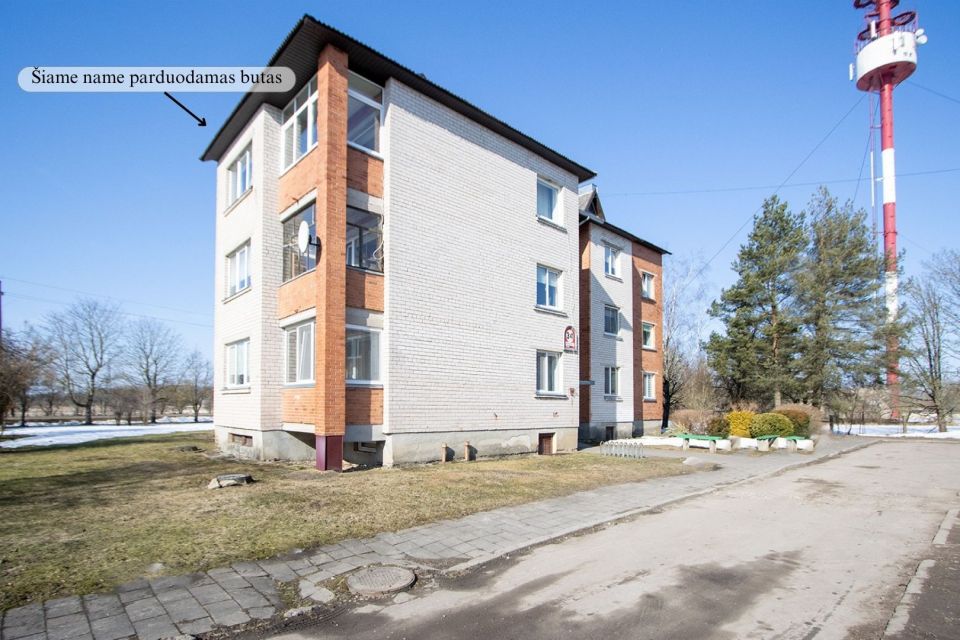 Parduodamas tvarkingas, &scaron;viesus ir labai &scaron;iltas 3 kambarių butas Maironio g. 34, Baisogaloje, Radvili&scaron;kio r.