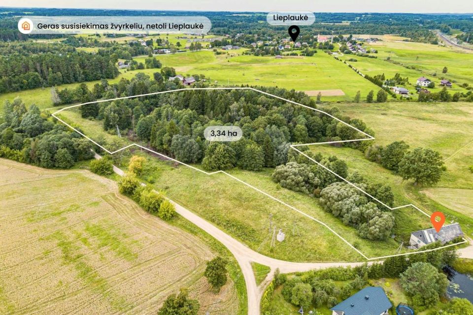 Parduodamas vandens malūnas su 3,34 ha bendro ploto sklypais Tel&scaron;ių r., Kuodžių k.
