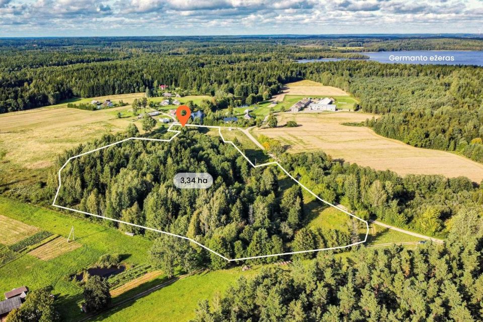 Parduodamas vandens malūnas su 3,34 ha bendro ploto sklypais Tel&scaron;ių r., Kuodžių k.
