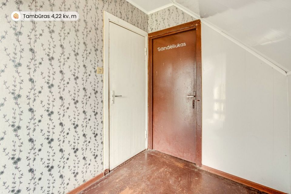 Parduodamas vieno aukšto su mansarda namas su 16,88 arų žemės sklypu Gėlės g., Naisių k., Šiaulių r.