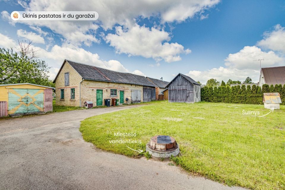 Parduodamas vieno aukšto su mansarda namas su 16,88 arų žemės sklypu Gėlės g., Naisių k., Šiaulių r.