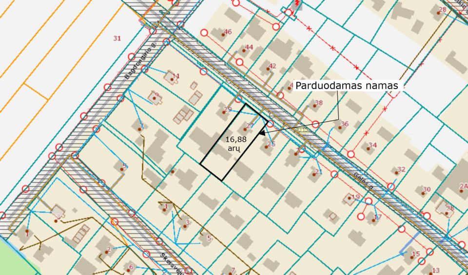 Parduodamas vieno aukšto su mansarda namas su 16,88 arų žemės sklypu Gėlės g., Naisių k., Šiaulių r.