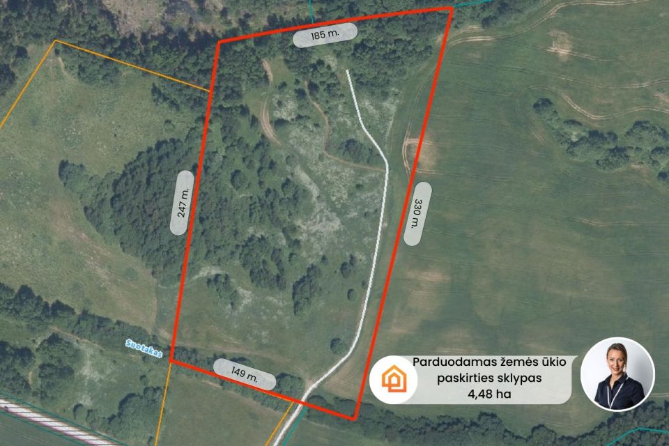 Parduodamas žemės ūkio paskirties sklypas, Kai&scaron;iadorių r., Vindžiuli&scaron;kių k.