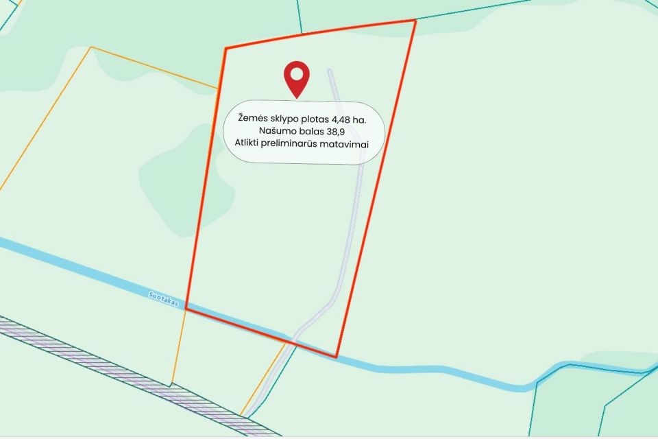 Parduodamas žemės ūkio paskirties sklypas, Kai&scaron;iadorių r., Vindžiuli&scaron;kių k.