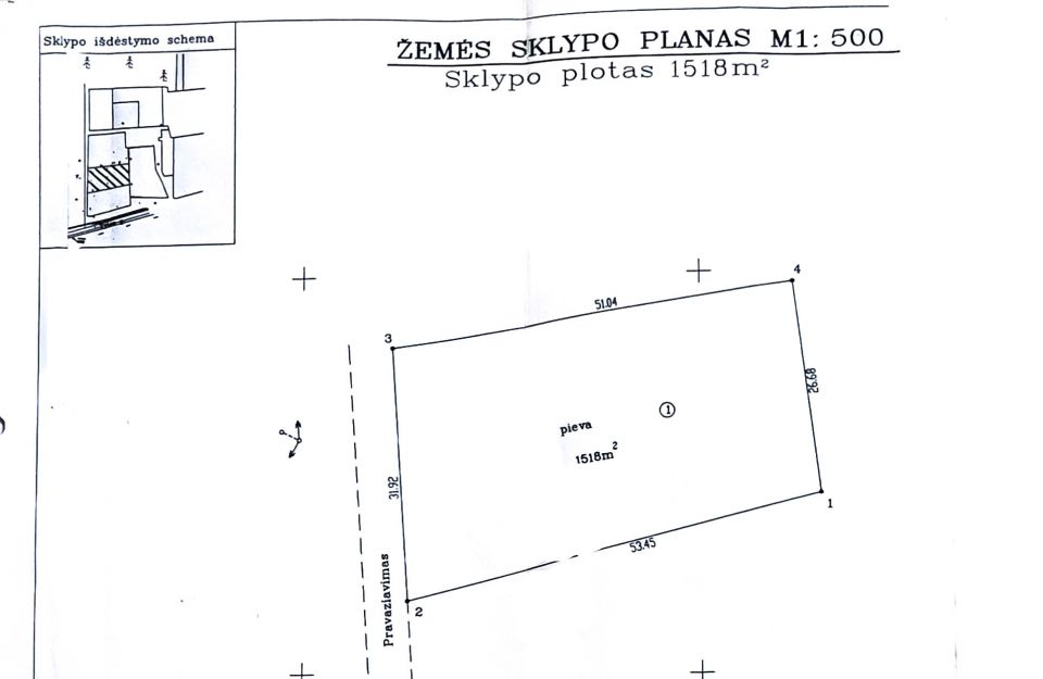 Parduodami 3 greta esantys namų valdos sklypai Tylos g., Biržuose