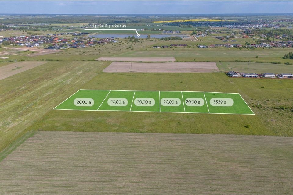 PARDUODAMI 6 NAMŲ VALDOS SKLYPAI TINKLŲ G., AUKŠTKIEMIUOSE – RAMI VIETA ŠALIA KLAIPĖDOS