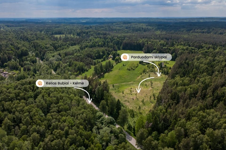 Parduodami du sklypai Maskvytės k., Kelmės g., &Scaron;iaulių r.