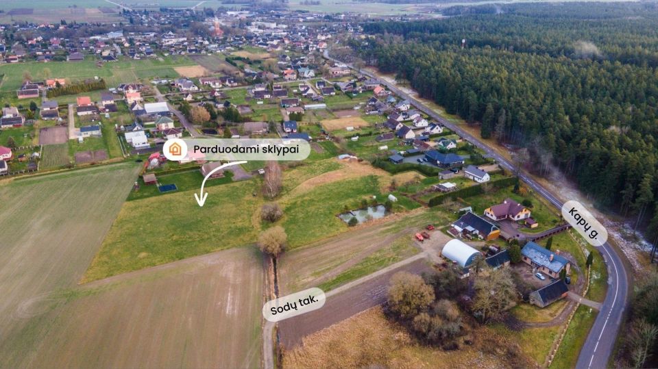 Parduodami namų valdos sklypai Sodų take, Tirk&scaron;liuose, Mažeikių r.