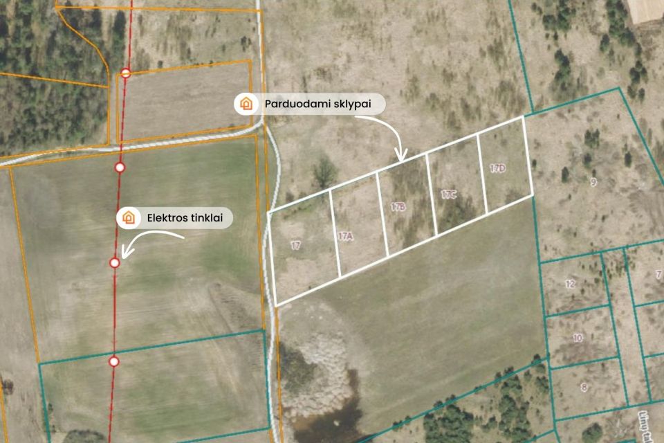 Parduodami namų valdos sklypai Pumpurų g., Reivyčių k., Mažeikių r.