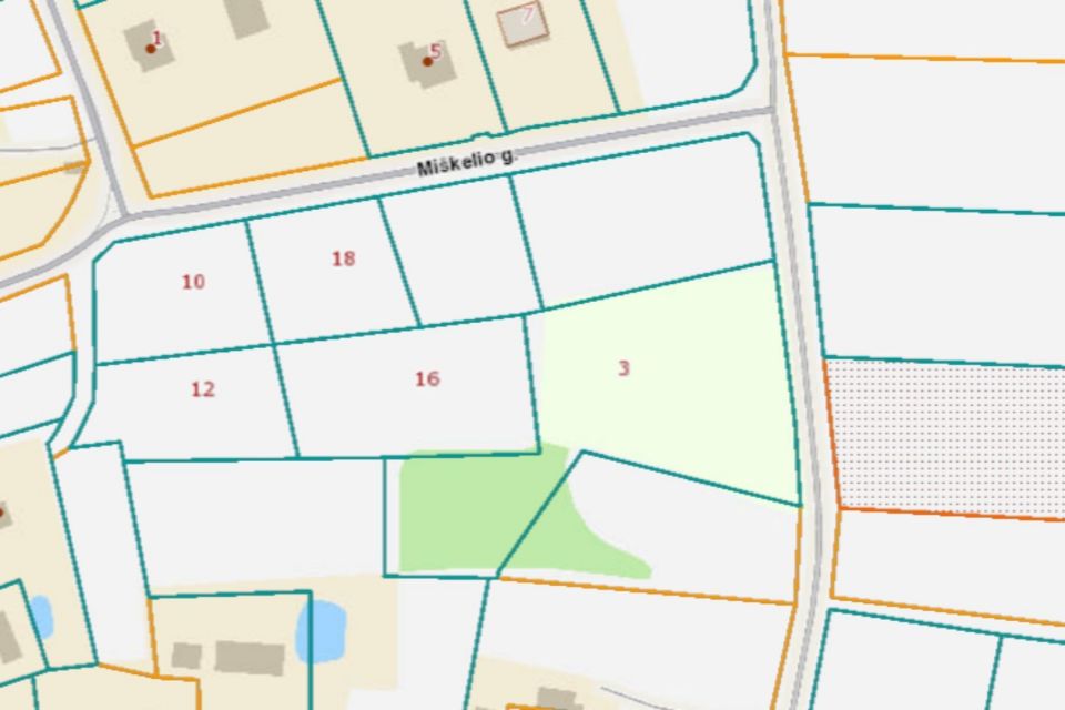 PARDUODAMI NAMŲ VALDOS SKLYPAI ŠERKŠNĖNŲ K. MAŽEIKIŲ RAJONE