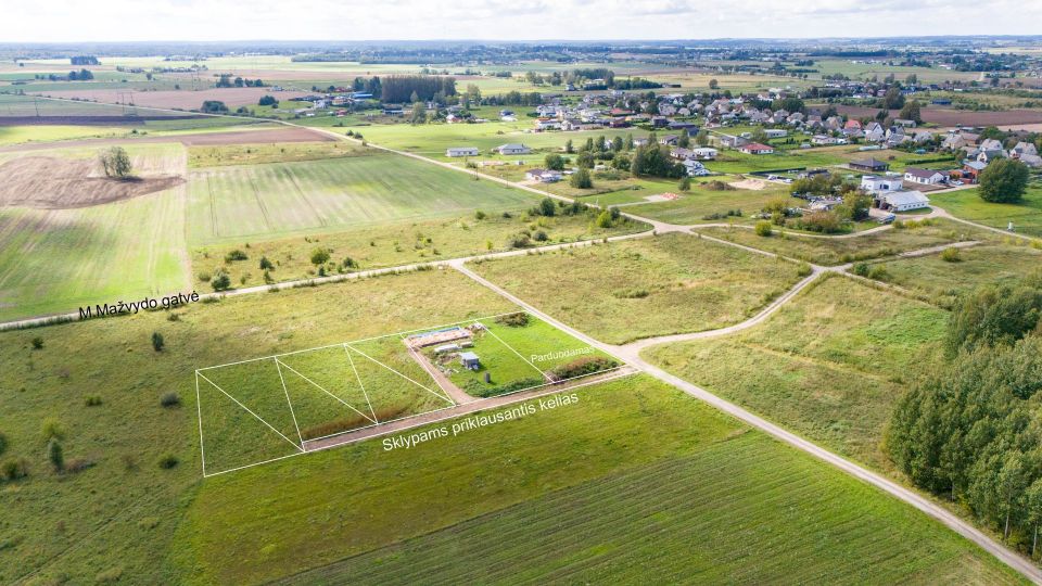 Parduodamas namų valdos sklypas Šiaulių mieste, M.Mažvydo gatvėje
