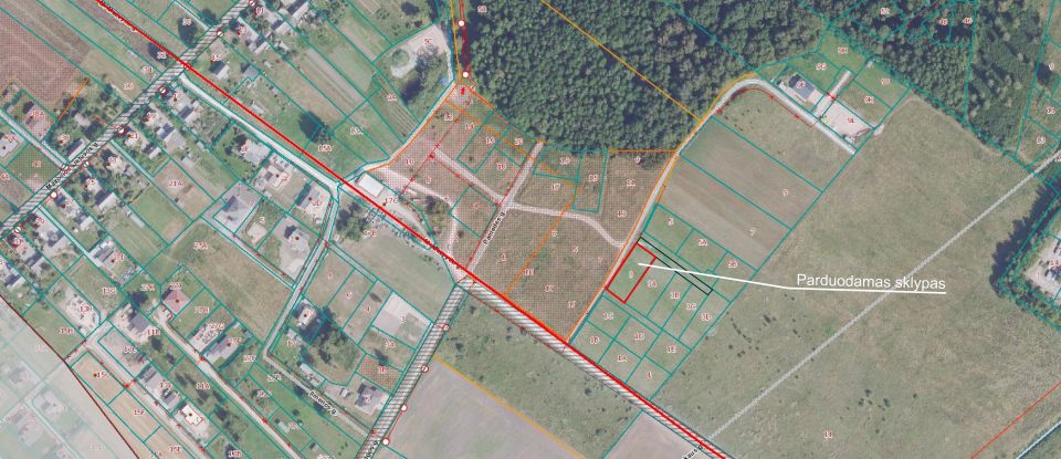 Parduodamas namų valdos sklypas Šiaulių mieste, M.Mažvydo gatvėje