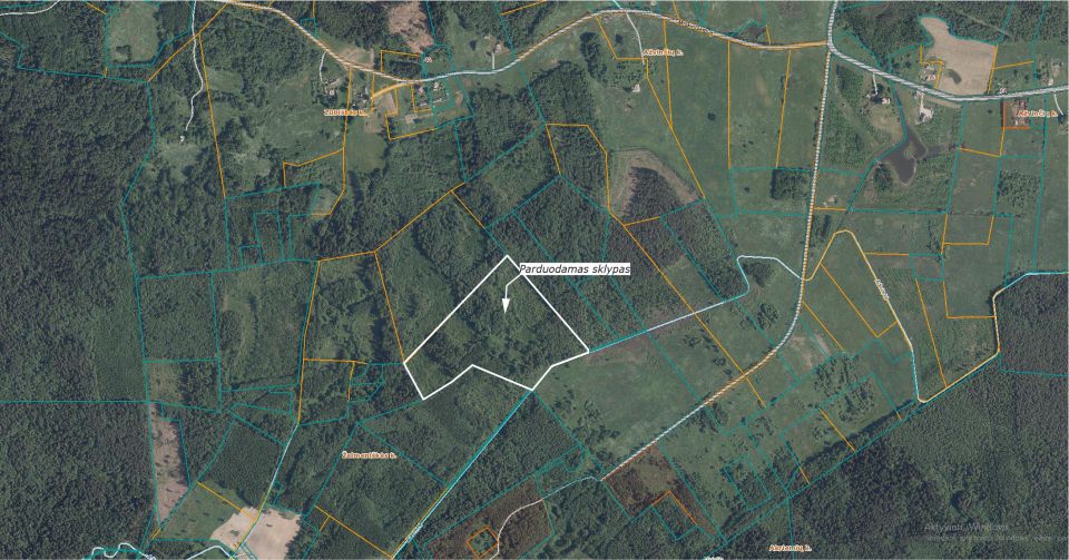 Parduodami trys sklypai, kurių bendras plotas 10,81 ha (sklypai – 8,94 ha, 1,15 ha ir 0,72 ha) žemės ūkio ir miško ūkio paskirties sklypai.