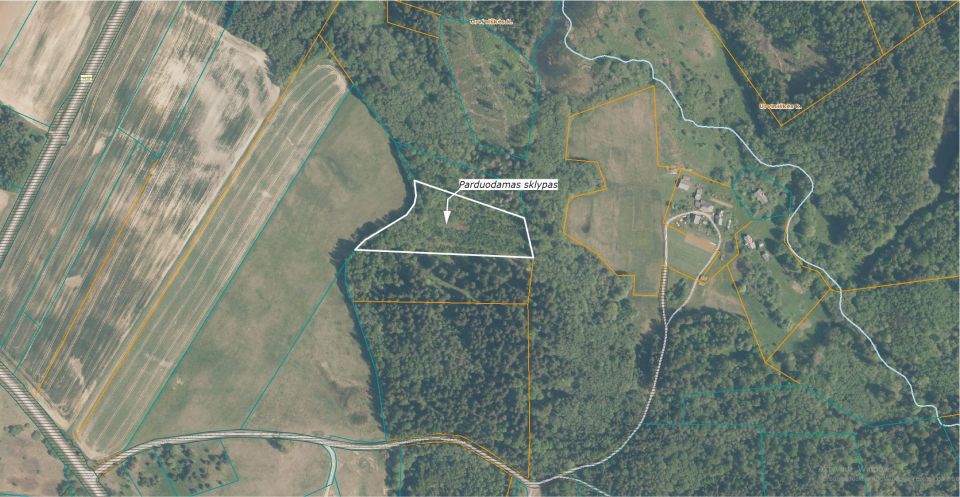Parduodami trys sklypai, kurių bendras plotas 10,81 ha (sklypai – 8,94 ha, 1,15 ha ir 0,72 ha) žemės ūkio ir miško ūkio paskirties sklypai.
