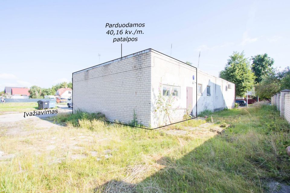 Parduodamnos komercinės paskirties patalpos &Scaron;iauliuose, A. J. Greimo g. 127