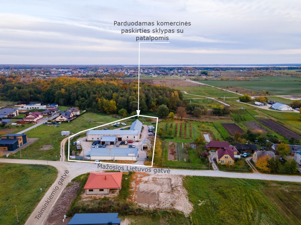 Parduodamos  1/2 dalis visų patalpų ir žemės sklypo kur pilnai vykdoma automobilių serviso veikla Šiaulių mieste, Mažosios Lietuvos g.3H