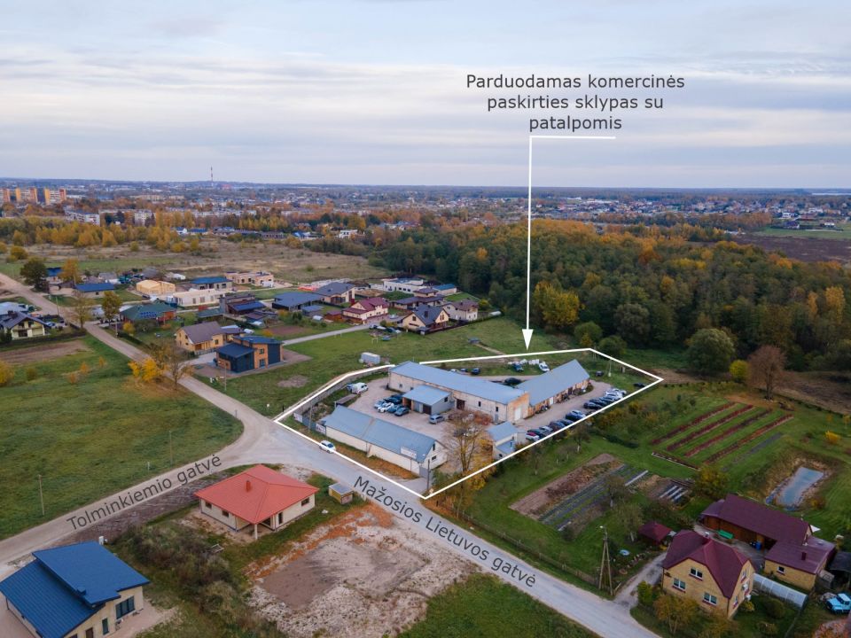 Parduodamos  1/2 dalis visų patalpų ir žemės sklypo kur pilnai vykdoma automobilių serviso veikla Šiaulių mieste, Mažosios Lietuvos g.3H