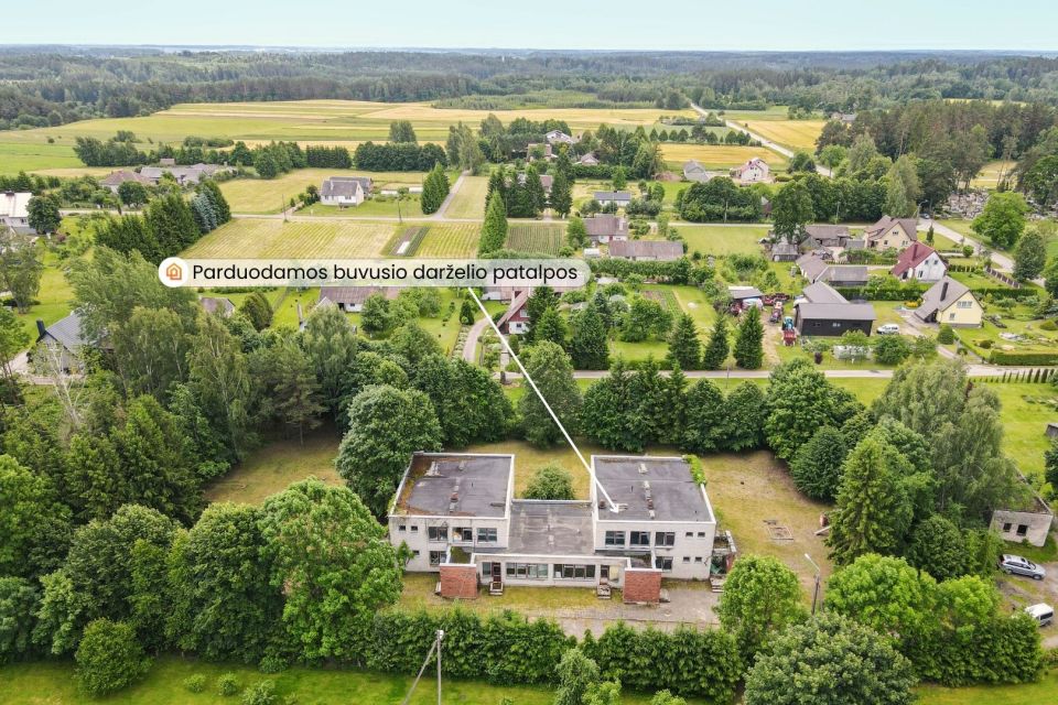 Parduodamos buvusio darželio patalpos Darželio g., Bazilionų mstl., Šiaulių r.