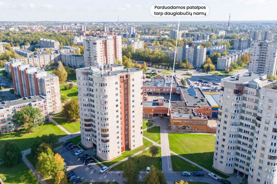 Parduodamos komercinės patalpos PC "Lyra" Lyros g. 13,Šiauliuose