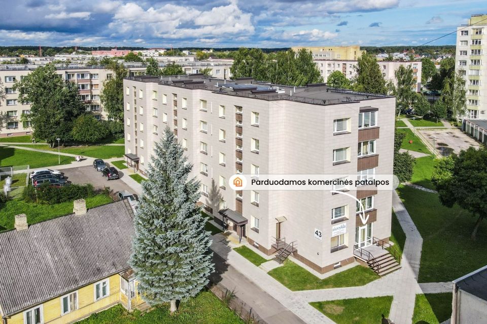 PARDUODAMOS KOMERCINĖS PATALPOS ŽEMAITIJOS G. 43, MAŽEIKIUOSE