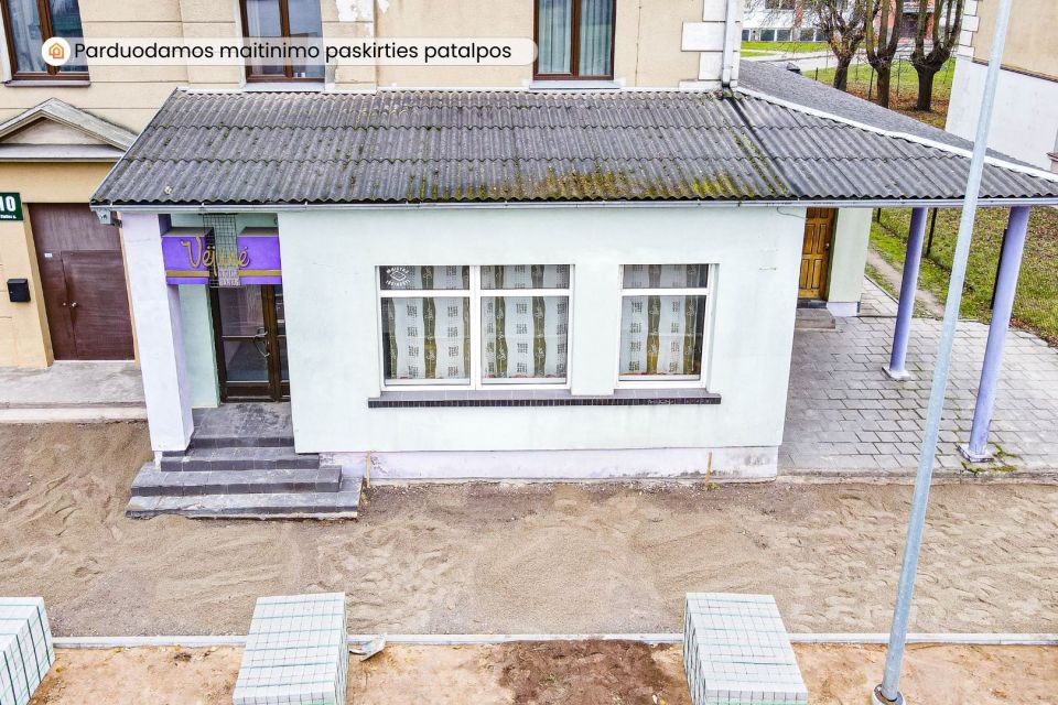Parduodamos maitinimo paskirties patalpos Šiaulių miesto centre Stoties g.