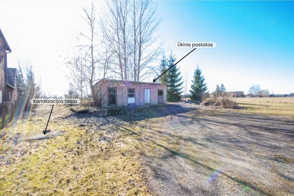 Parduodamos prekybinės paskirties komercinės patalpos Joni&scaron;kio r., Jauniūnuose, Ąžuolų g. 13