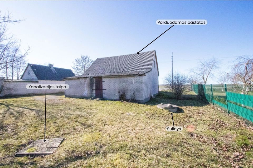 Parduodamos prekybinės paskirties komercinės patalpos, tinkamos nuomai arba nuosavam verslui adresu Mū&scaron;os g. 27, Mekių k., Joni&scaron;kio r.