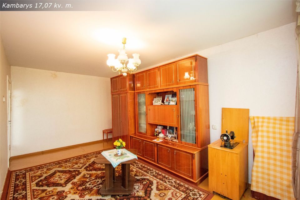 Pigiai parduodamas 3 kambarių butas Krymo g. 14, Šiauliuose