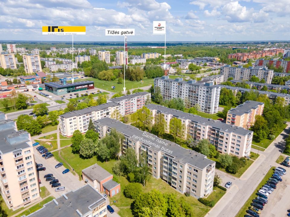 Pigiai parduodamas 3 kambarių butas Krymo g. 14, Šiauliuose